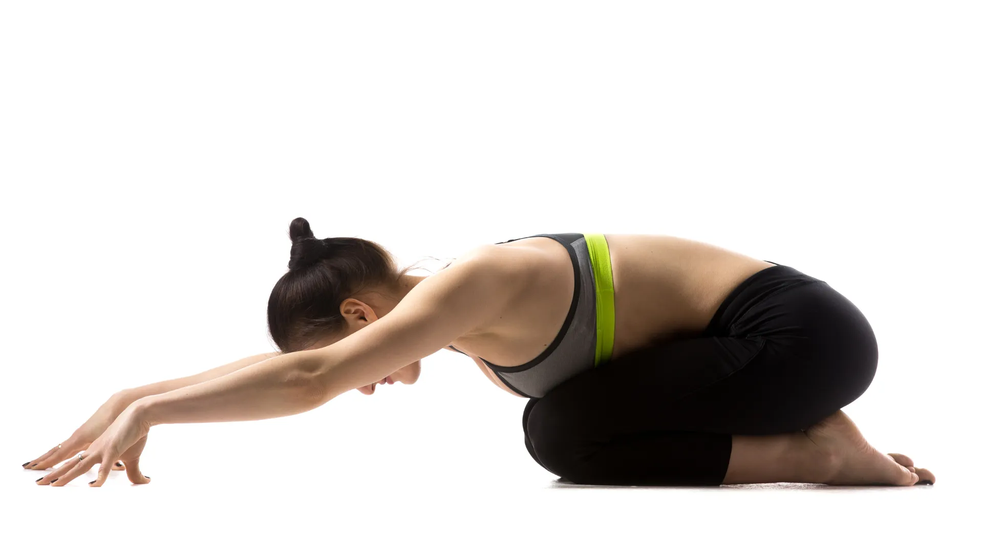 Balasana with Shoulder Stretch