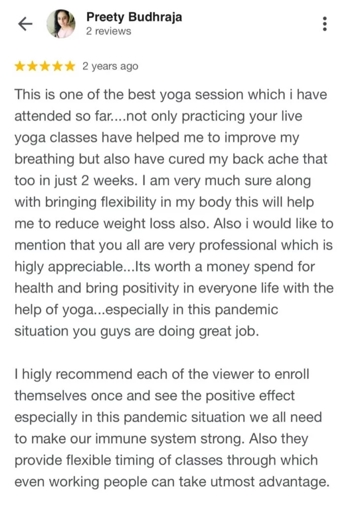 personalized yoga classes