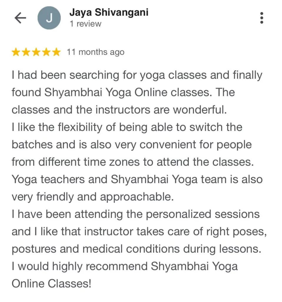 personalized yoga online reviews