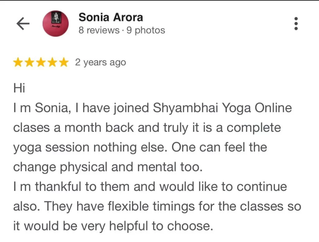 personalised yoga online