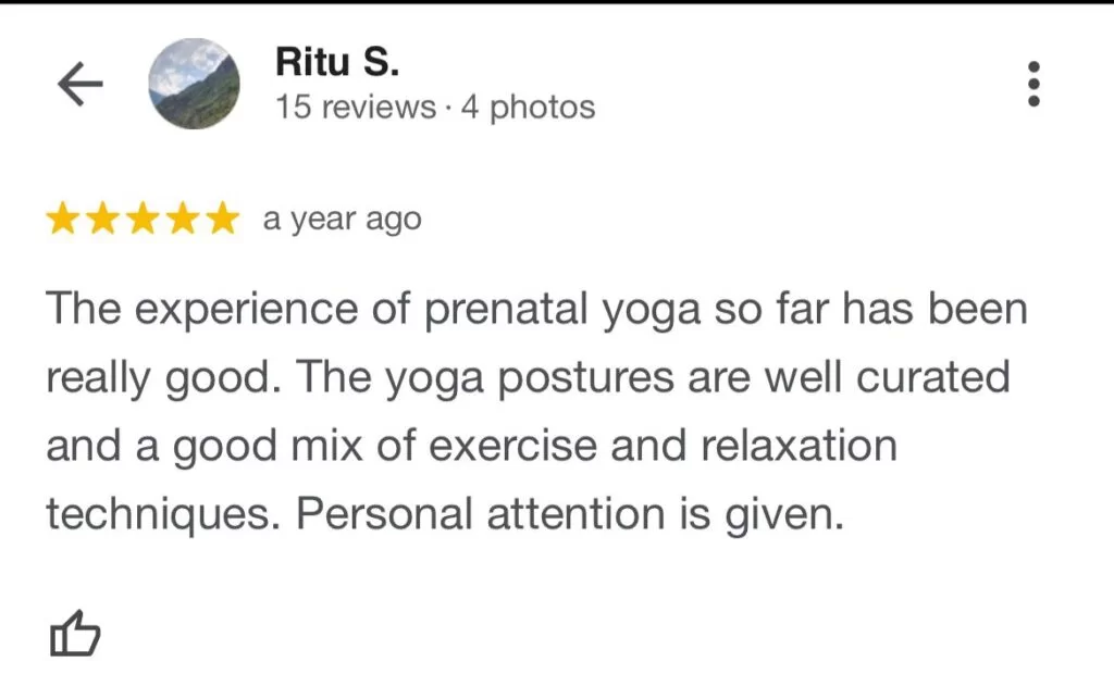 pregnancy yoga review