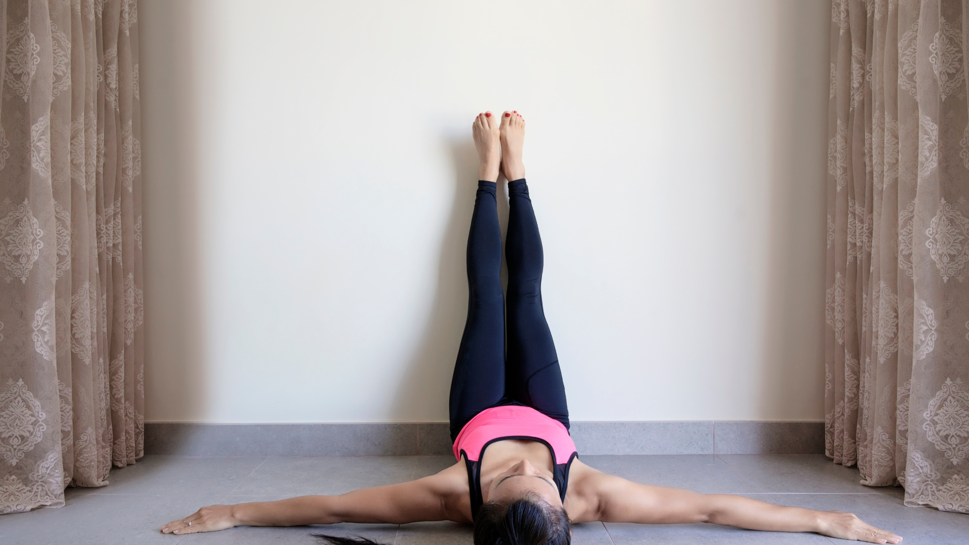 Viparita Karani - Yoga poses for stress