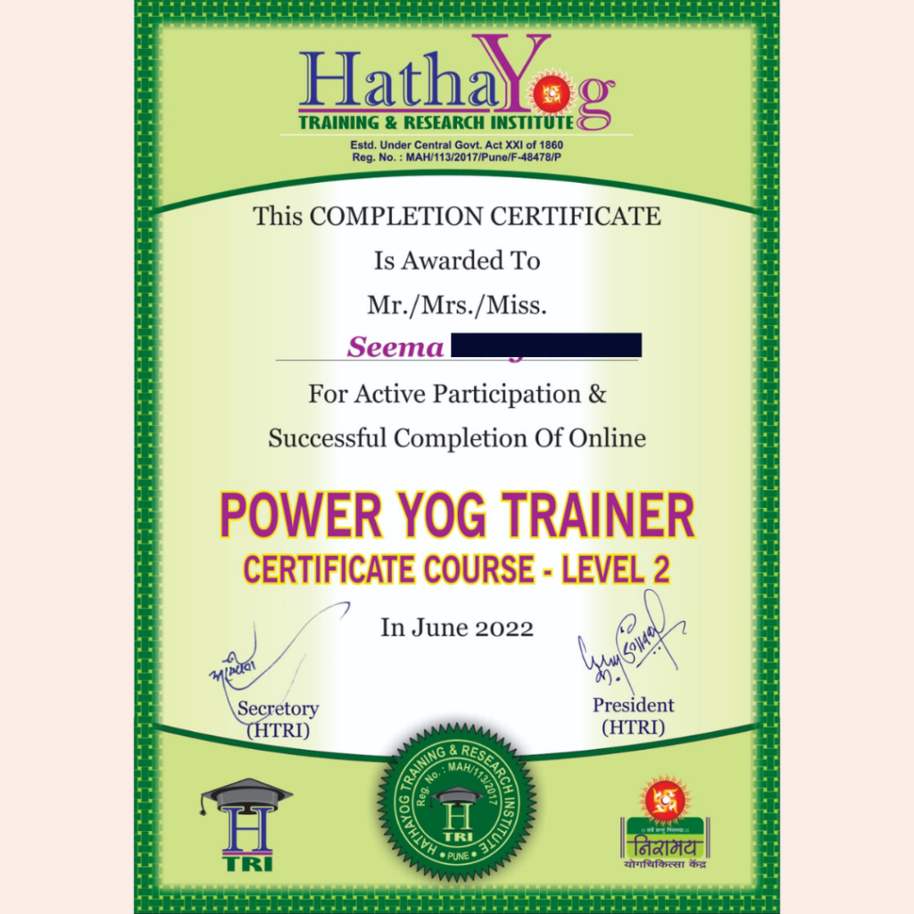 Our Yoga Trainer Qualifications