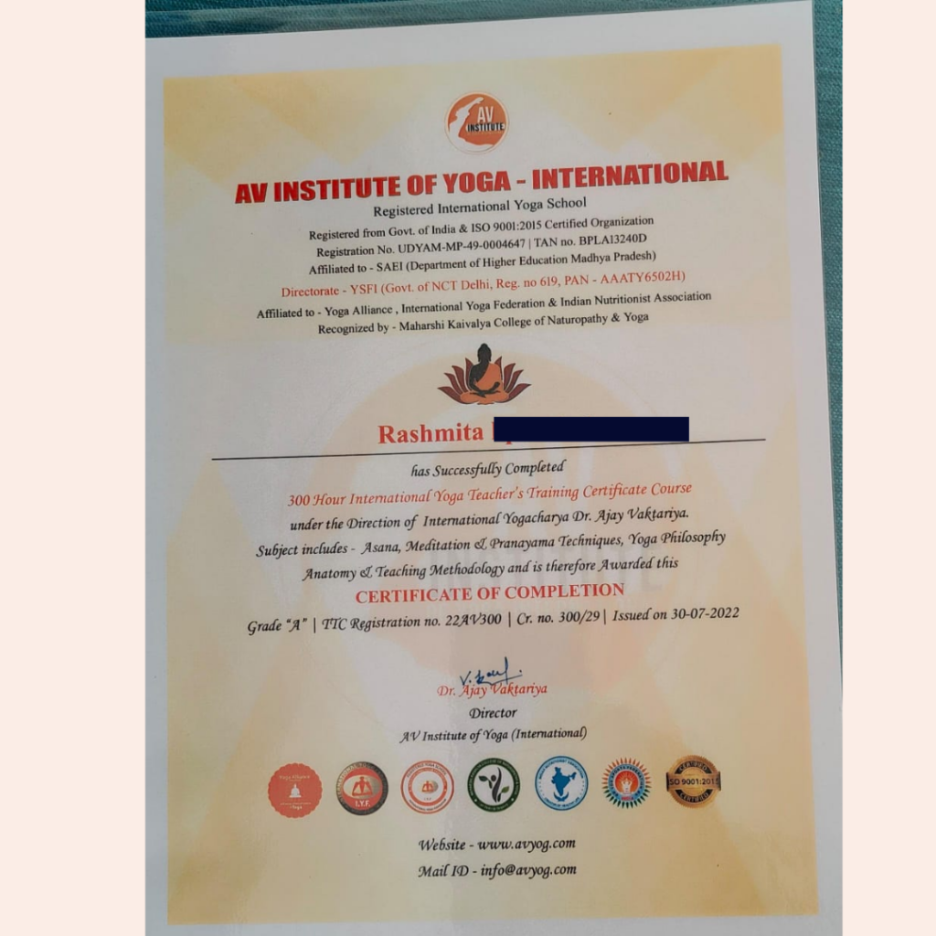 Our Yoga Teacher Qualifications