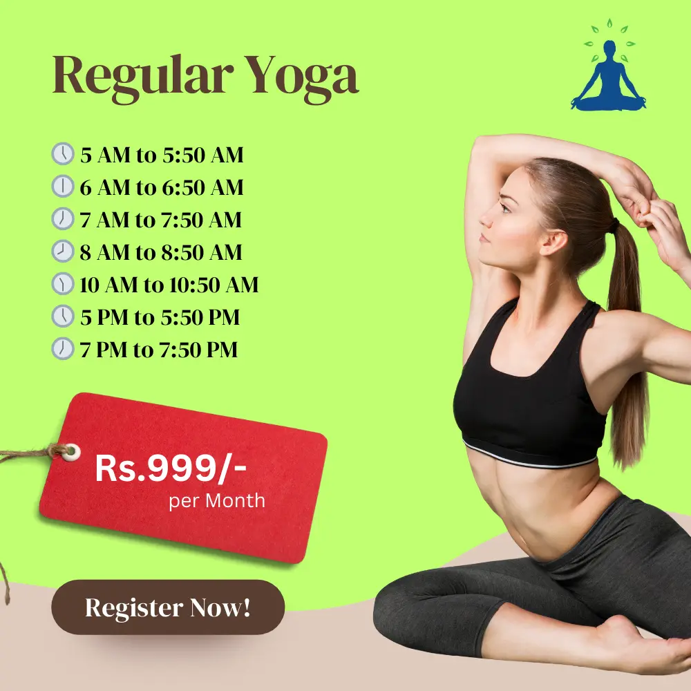 Online Regular Yoga Time and Price