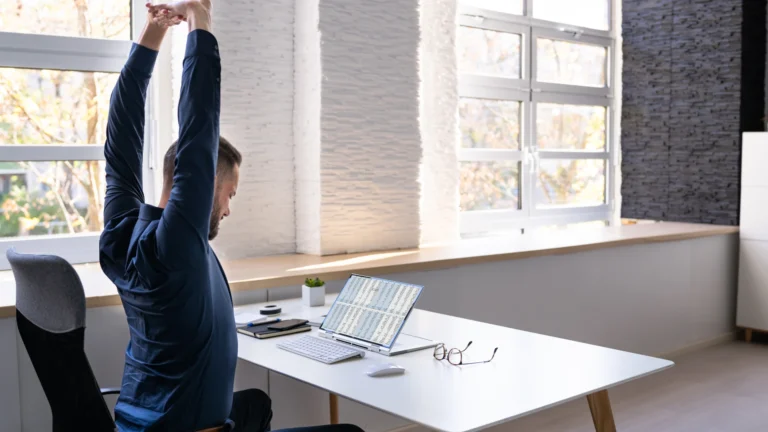 Read more about the article Yoga Stretches to Say Goodbye to Back Pain at Work