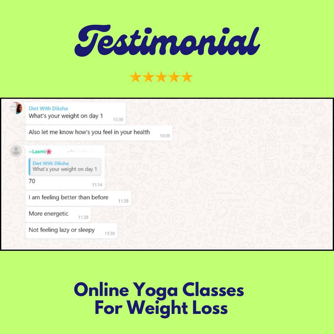 Online Yoga Classes For Weight Loss testimonial