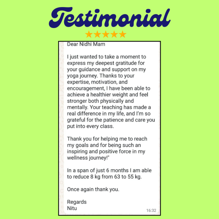 Weightloss Testimonial