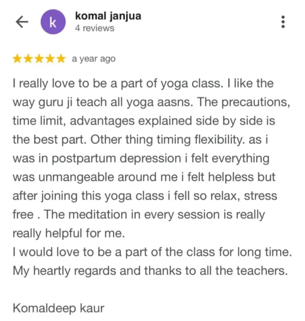 personalised yoga online