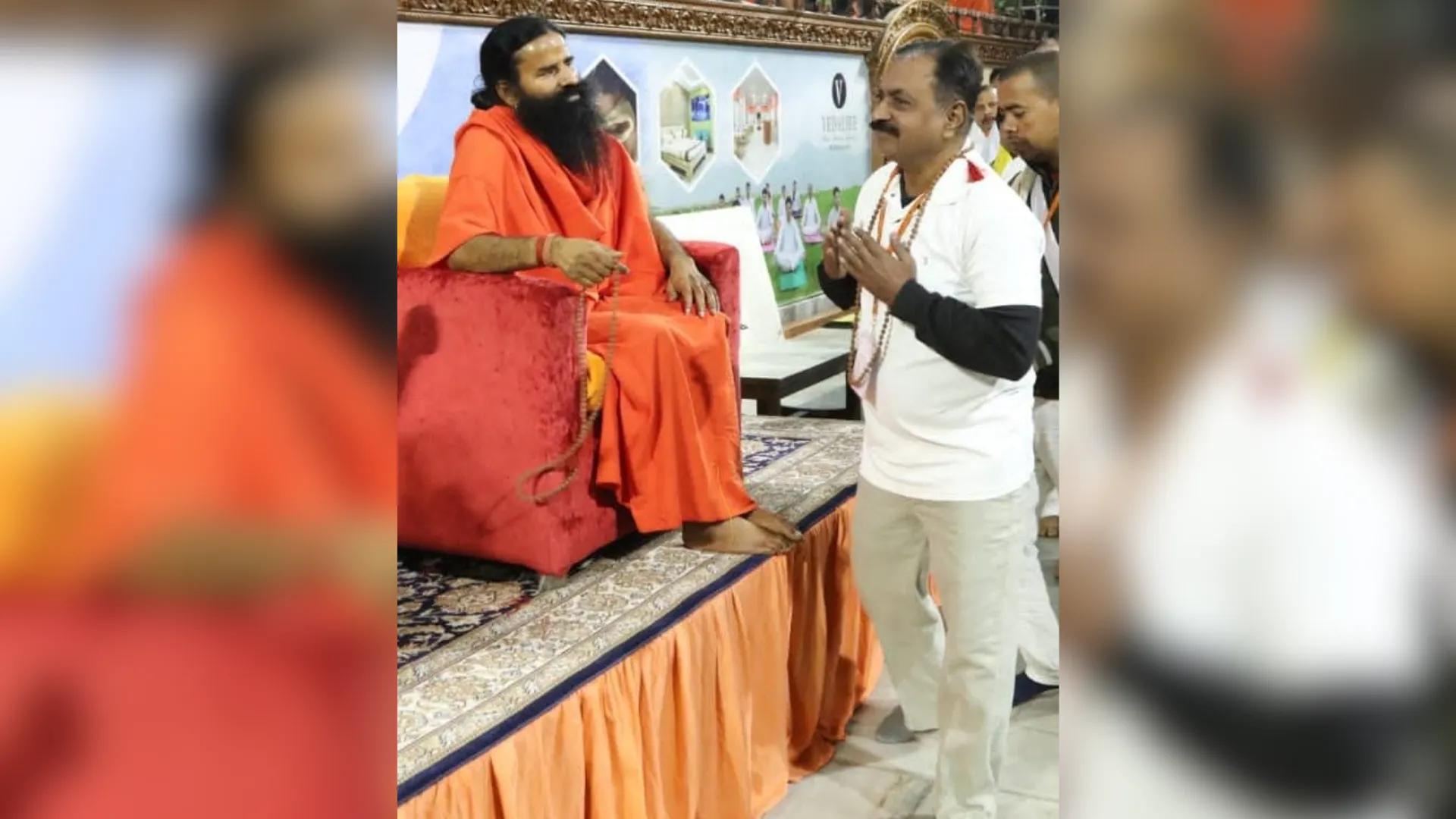 Ashok sir with Shri Baba Ramdevji